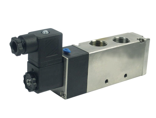 TOPRING Air Control Valves 80.870.03 : VALVE STAINLESS STEEL SINGLE SOLENOID 24VDC 5/2 1/4 NPT MAXPRO