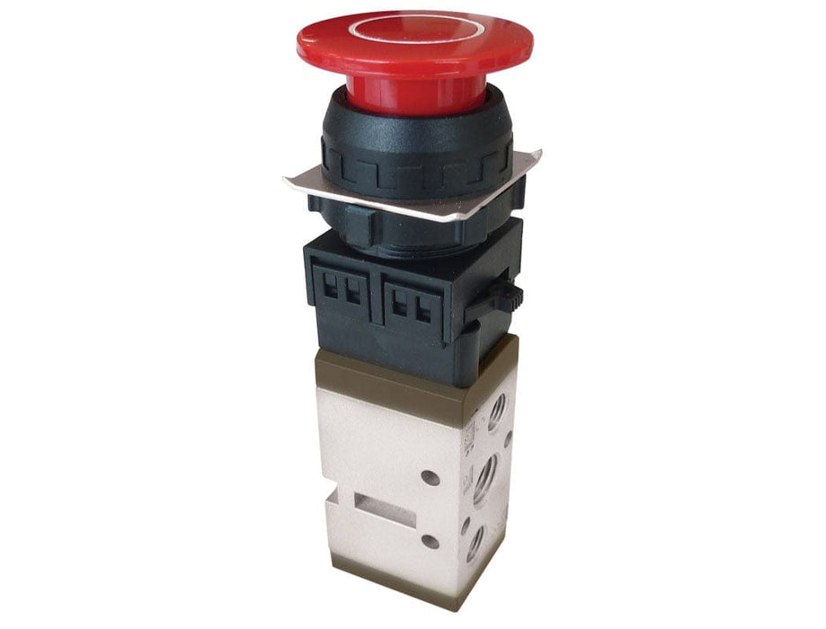 TOPRING Air Control Valves 80.912 : VALVE PUSH BUTTON 5/2 1/4 NPT OPTIMA