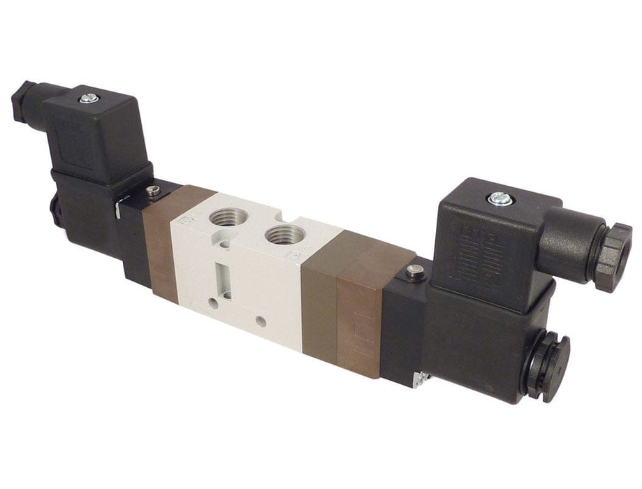 TOPRING Air Control Valves 80.957.04 : VALVE DOUBLE SOLENOID CE 24VAC 5/3 1/8 NPT OPTIMA