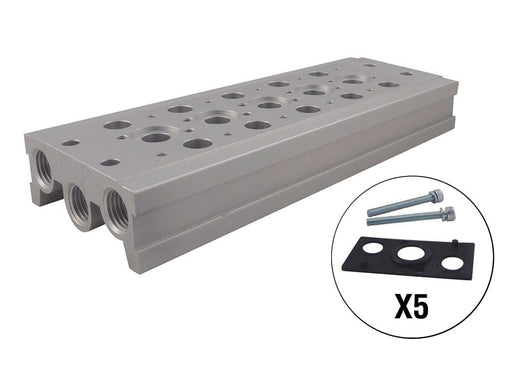 TOPRING Air Control Valves 80.968.05 : MANIFOLD BASE KIT 4/5 1/4 NPT OPTIMA