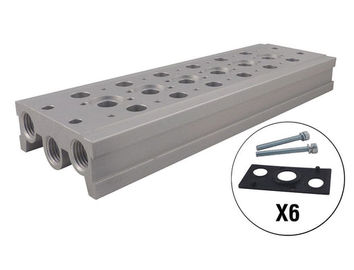 TOPRING Air Control Valves 80.968.06 : MANIFOLD BASE KIT 4/6 1/4 NPT OPTIMA