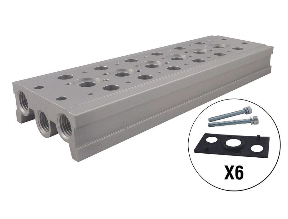 TOPRING Air Control Valves 80.968.06 : MANIFOLD BASE KIT 4/6 1/4 NPT OPTIMA