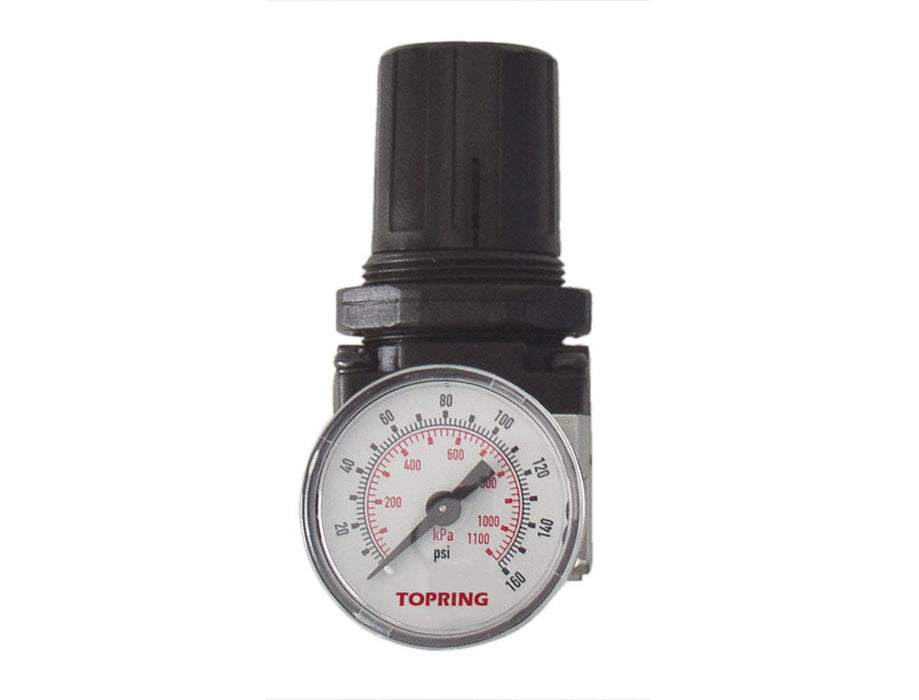 TOPRING Air Preparation Airflo FRLs 51.241 : TOPRING AIRFLO 200 REGULATOR 1/4 (5-60 PSI)
