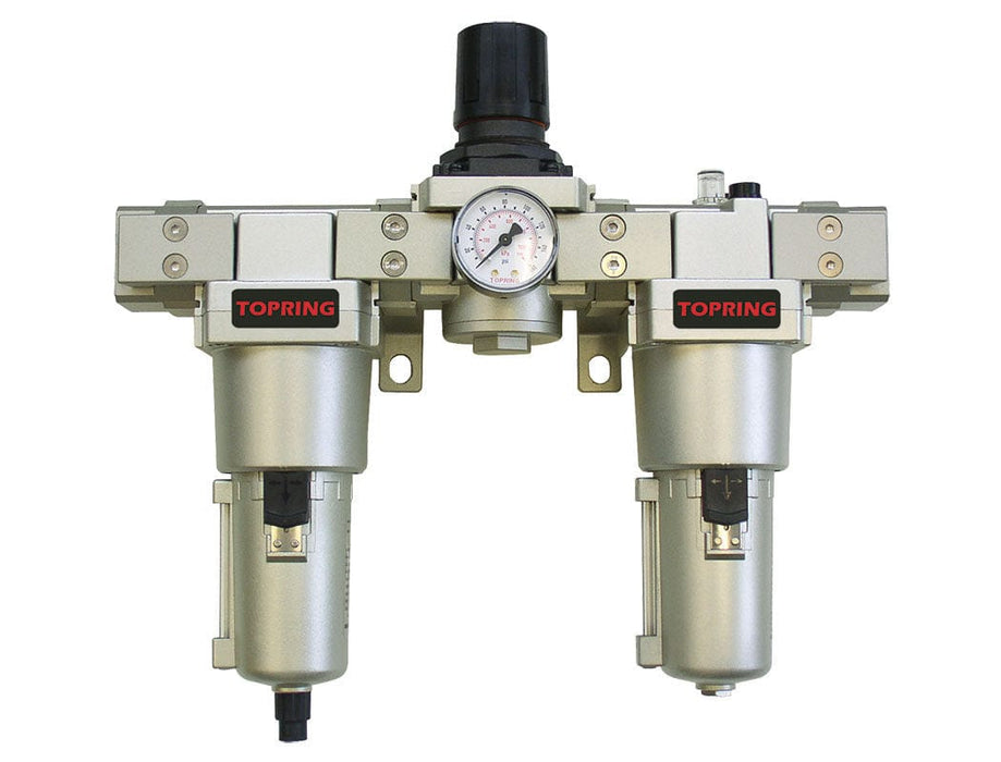 TOPRING Air Preparation Airflo FRLs 51.516 : TOPRING AIRFLO 500 FILTER + REGULATOR + LUBRICATOR 1" AUTO MB