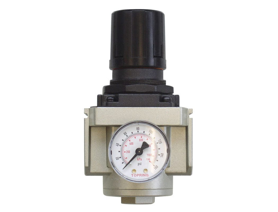 TOPRING Air Preparation Airflo FRLs 51.547 : TOPRING AIRFLO 500 REGULATOR 1" (5-30 PSI)