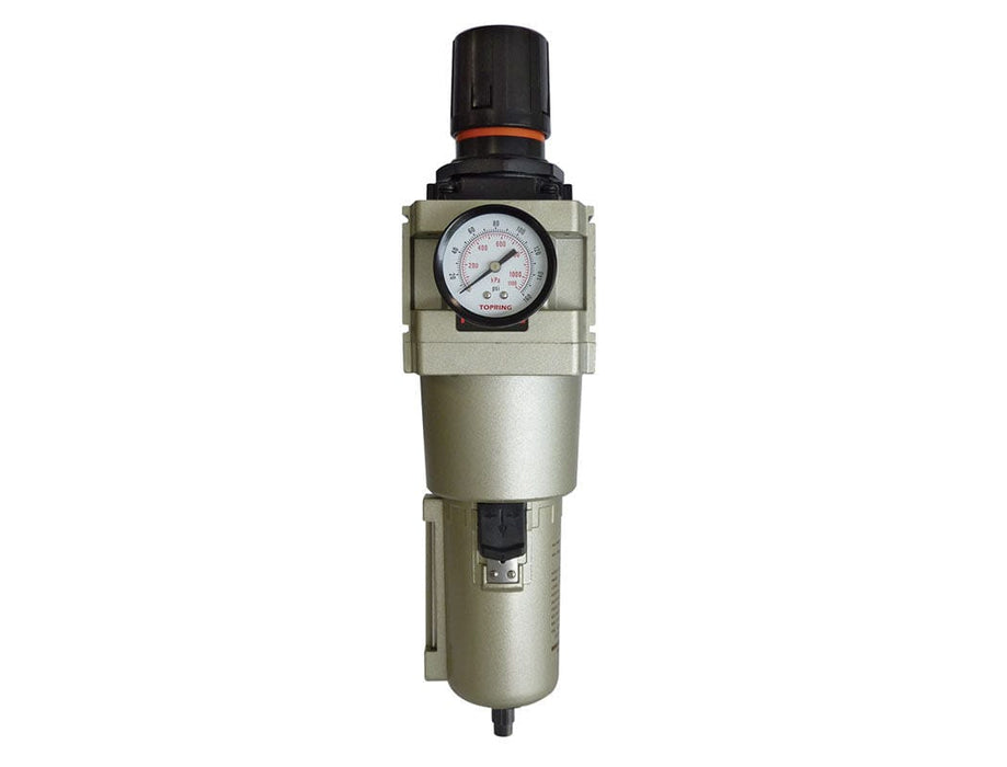 TOPRING Air Preparation Airflo FRLs 51.576 : TOPRING FILTER/REGULATOR 3/4 INCH SEMI-AUTOMATIC WITH METAL BOWL - AIRFLO 500