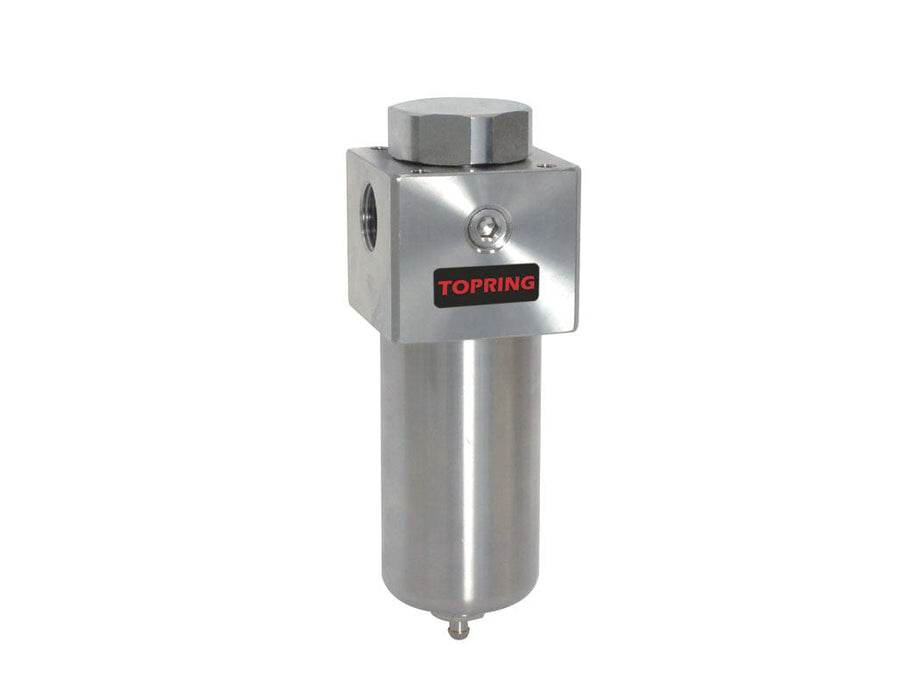 TOPRING Air Preparation Airflo FRLs 51.765 : TOPRING AIRFLO STAINLESS STEEL 300 FILTER 1/2 SEMI-AUTO