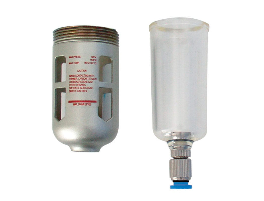 TOPRING Air Preparation Airflo FRLs 51.800 : TOPRING POLY. BOWL W/GUARD & DRAIN FOR AIRFLO 200 FILTER, FILTER/REGULATOR