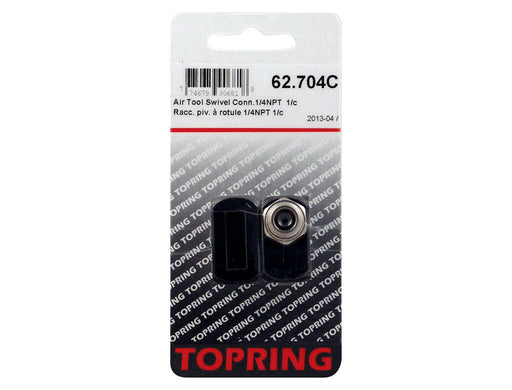 TOPRING Air Tool Accessories 62.704C : TOPRING AIR TOOL SWIVEL CONNECTOR 1/4 NPT AIRPRO