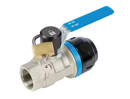 TOPRING BALL VALVE 08.400.01 : TOPRING ALUMINUM 16 MM X 1/2 (F) NPT LOCKOUT FEMALE BALL VALVE WITH CRN