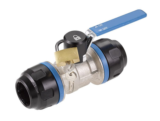 TOPRING BALL VALVE 08.420.01 : TOPRING ALUMINUM LOCKOUT BALL VALVE 16 MM PPS CRN