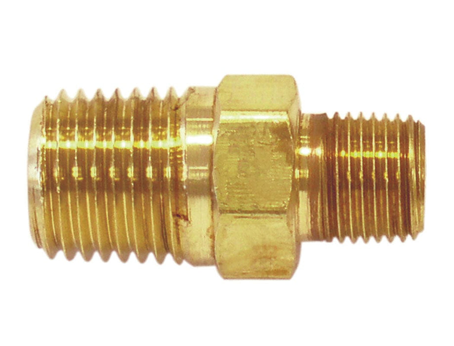 TOPRING Brass Fittings 41.120.100 : Topring HEXAGONAL REDUCER 3/8 (M) NPT X 1/4 (M) NPT 100/CSE