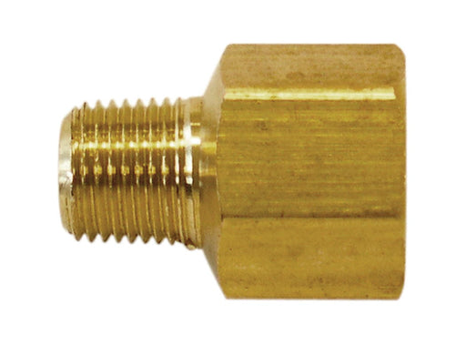 TOPRING Brass Fittings 41.143 : Topring HEXAGONAL ADAPTER 1/8 (M) X 3/8 (F) NPT
(PACK OF 10 PCS.)