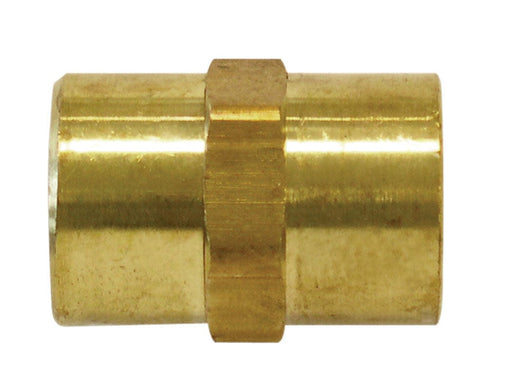 TOPRING Brass Fittings 41.200 : Topring HEXAGONAL COUPLING 3/8 (F) NPT
(PACK OF 10 PCS.)