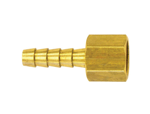 TOPRING Brass Fittings 41.610 : Topring HOSE BARB TO 1/4 X 1/4 (F) NPT
(PACK OF 10 PCS.)