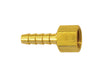 TOPRING Brass Fittings 41.720 : Topring HOSE BARB/GASKET 1/4 X 1/4 (F) NPT
(PACK OF 5 PCS.)