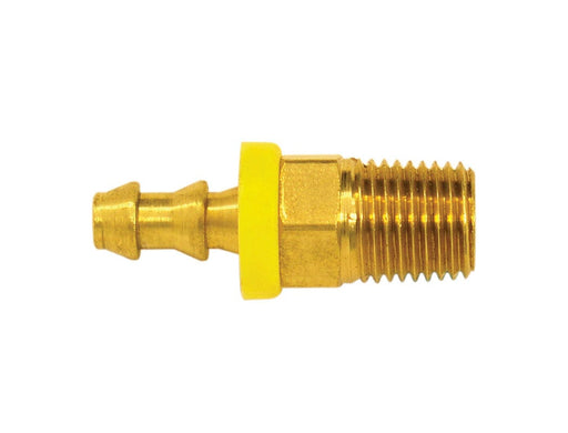 TOPRING Brass Fittings 41.860 : Topring FITTING TO HOSE BARB lock-ON 1/4 X 1/8 (M) NPT
(PACK OF 5 PCS.)