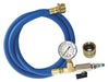 TOPRING Brass Fittings 41.929.01 : Topring WATER BLOWOUT ADAPTER KIT WITH MALE AND FEMALE CONNECTOR, GAUGE AND 5' BLUE ECOFLEX HOSE