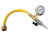 TOPRING Brass Fittings 41.936 : Topring WATER BLOWOUT ADAPTER KIT WITH MALE CONNECTOR AND 0-60 PSI PRESSURE GAUGE