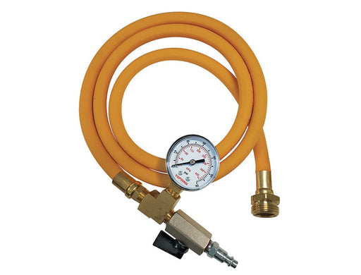 TOPRING Brass Fittings 41.938.01 : Topring WATER BLOWOUT ADAPTER KIT WITH MALE CONNECTOR GAUGE AND 5' ORANGE ECOFLEX HOSE