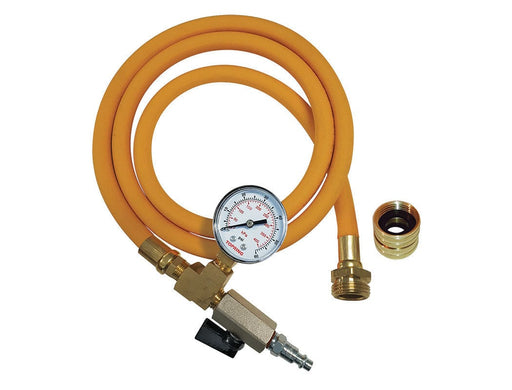 TOPRING Brass Fittings 41.939.01 : Topring WATER BLOWOUT ADAPTER KIT WITH MALE AND FEMALE CONNECTOR GAUGE AND 5' ORANGE ECOFLEX HOSE