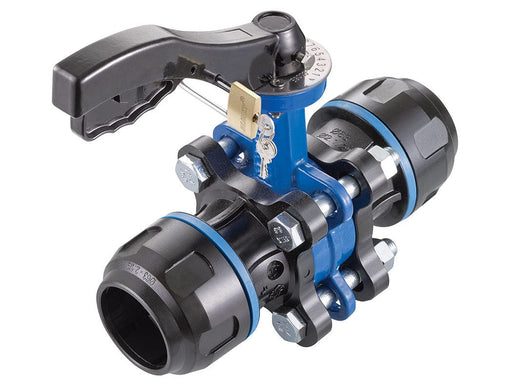 TOPRING BUTTERFLY BALL VALVE 08.426.01 : TOPRING ALUMINUM LOCKOUT BUTTERFLY VALVE 63 MM PPS CRN