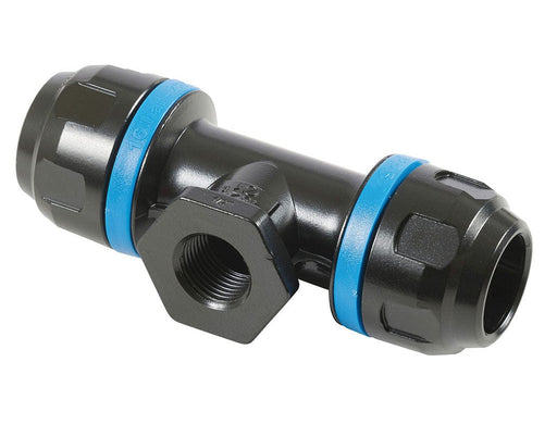 TOPRING 08 Series Fittings and Connectors 08.360 : TOPRING FEMALE BRANCH TEE CONNECTOR 50 MM X 1-1/4 (F) NPT PPS CRN