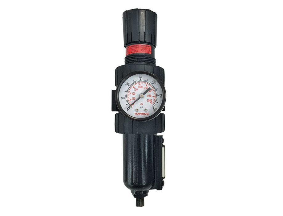 TOPRING Filters, regulators and lubricators 52.223.05 : TOPRING FILTER/REGULATOR (2-125) 1/2 AUTOMATIC ZINC HIFLO2 5 MICRONS