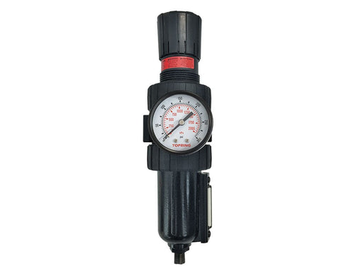 TOPRING Filters, regulators and lubricators 52.223 : TOPRING FILTER/REGULATOR (2-125 PSI) 1/2 AUTOMATIC ZINC HIFLO2