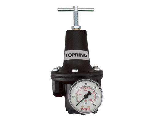 TOPRING Filters, regulators and lubricators 52.340 : TOPRING REGULATOR 1/2 (2-125 PSI) (GAUGE INCLUDED) HIFLO