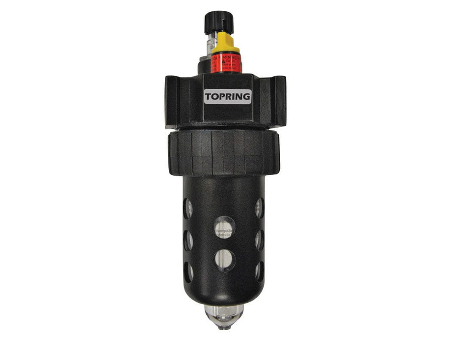 TOPRING Filters, regulators and lubricators 52.420 : TOPRING LUBRICATOR 1/4 POLYCARBONATE HIFLO2