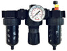 TOPRING Filters, regulators and lubricators 52.510 : TOPRING FILTER + REGULATOR + LUBRICATOR 1/2 (2-125) MANUAL POLYCARBONATE HIFLO2