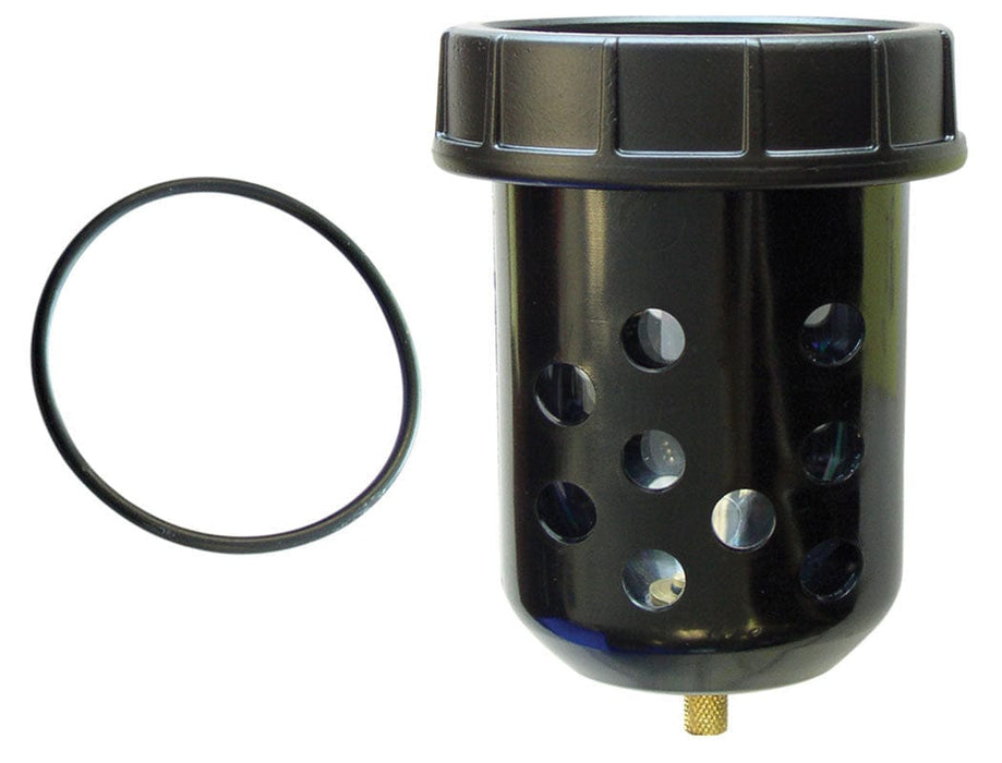 TOPRING Filters, regulators and lubricators 52.804 : TOPRING BOWL POLYCARBONATE FILTER 1/2 MANUAL HIFLO