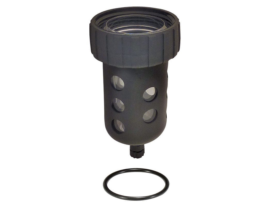 TOPRING Filters, regulators and lubricators 52.810 : TOPRING BOWL POLYCARB. F, FC, F/R 1/4-3/8-1/2 MANUAL HIFLO2
