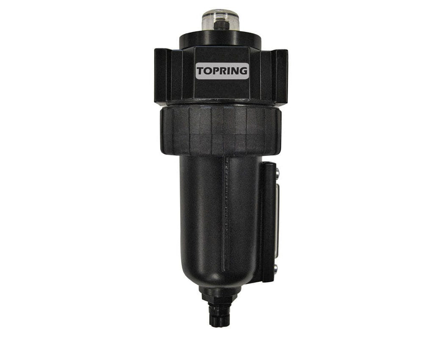TOPRING Filters, regulators and lubricators 52.930 : TOPRING COALESCING FILTER 3/8 MANUAL POLYCARBONATE HIFLO2