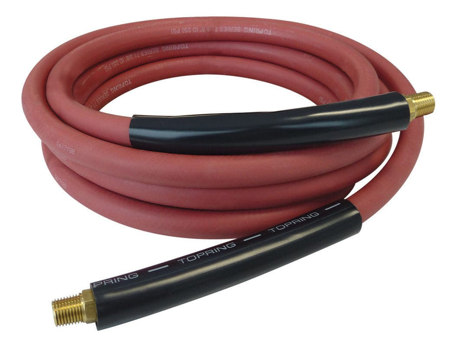 TOPRING Flexible Hoses 71.317 : Topring HOSE RUBBER 3/8 X 35' X 1/4 (M) NPT AIRFLEX PREMIUM