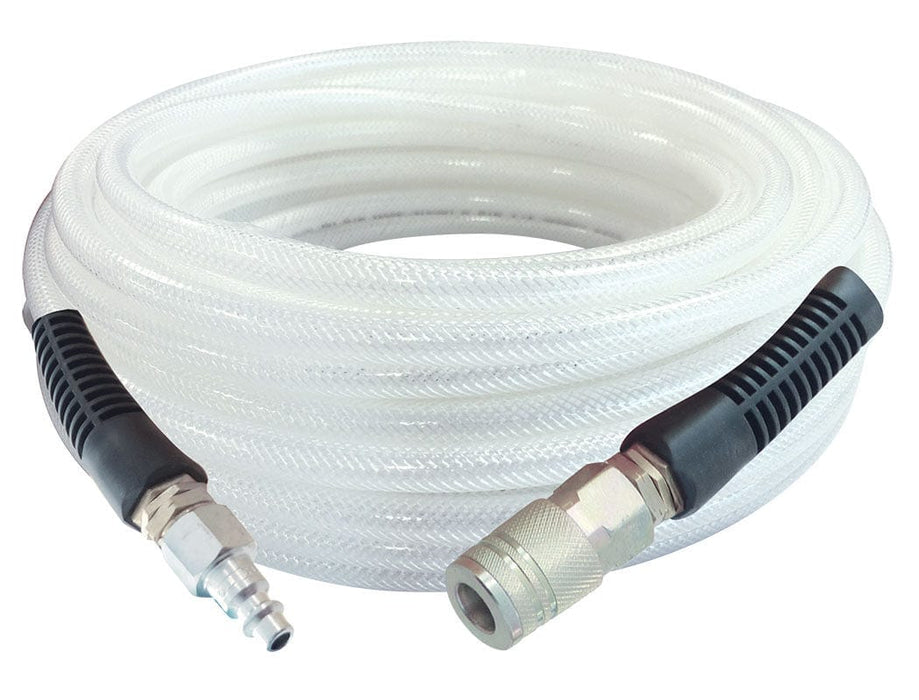 TOPRING Flexible Hoses 74.174 : Topring HOSE POLYURETHANE 1/4 X 50' + 1/4 INDUSTRIAL CPLR/PLG FLEXAIR