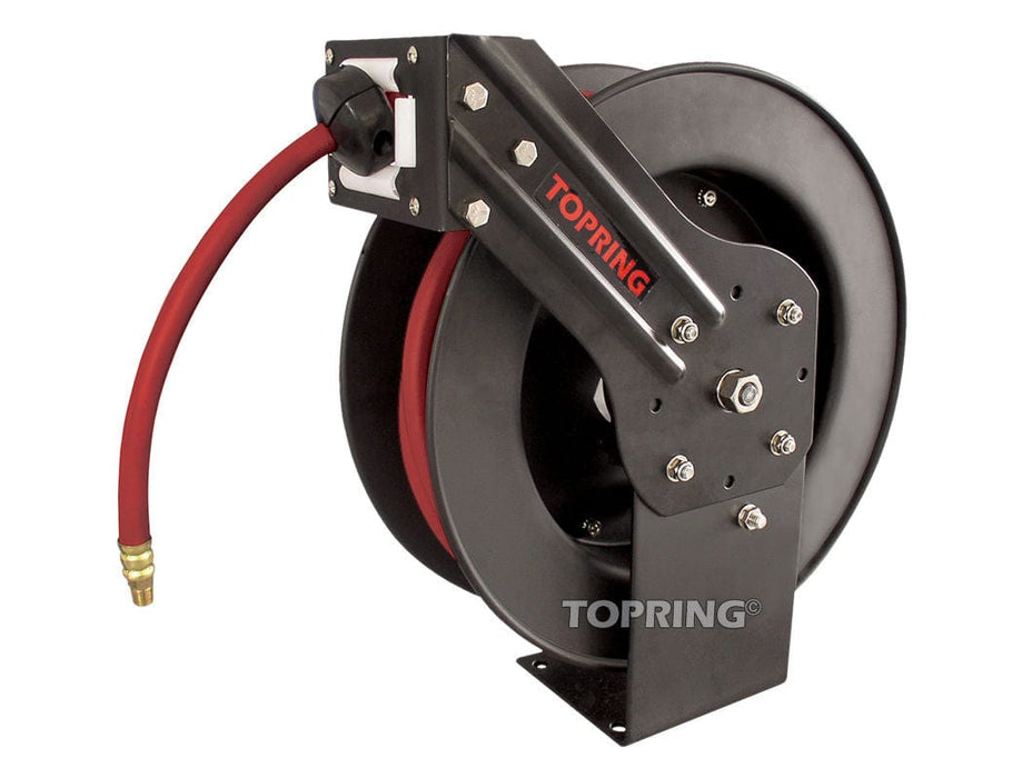 TOPRING Hose Reels 79.339 : Topring HOSE REEL MAXREEL/FLEX HYBRID 1/2 X 25' X 3/8 (M) NPT / LARGE