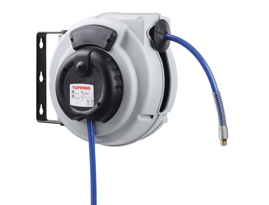 TOPRING Hose Reels 79.408 : Topring HOSE REEL RETRACTO W/ PU HOSE 5/16 X 30' X 1/4 (M) NPT