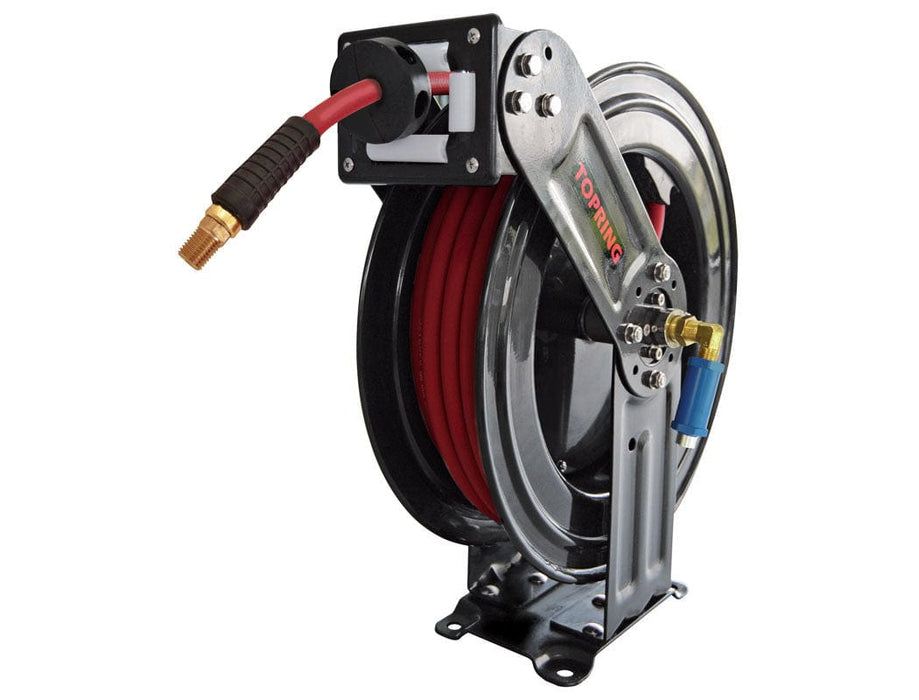 TOPRING Hose Reels 79.503.01 : Topring HOSE REEL TOPREEL HD/HOSEGUARD/AIRFLEX 3/8 X 33' X 1/4 (M) NPT LRG
