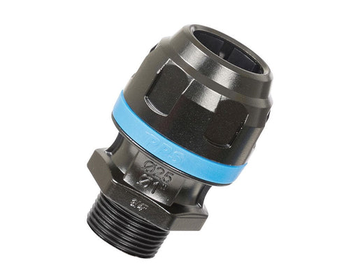 TOPRING 08 Series Fittings and Connectors 08.200 : TOPRING MALE THREADED CONNECTOR 16 MM X 3/8 (M) NPT PPS CRN