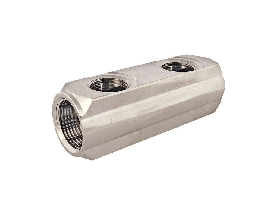 TOPRING Manifolds 47.500 : TOPRING BAR MANIFOLD BRASS 3/4 (F) BSPP X (2) 1/2 (F) BSPP