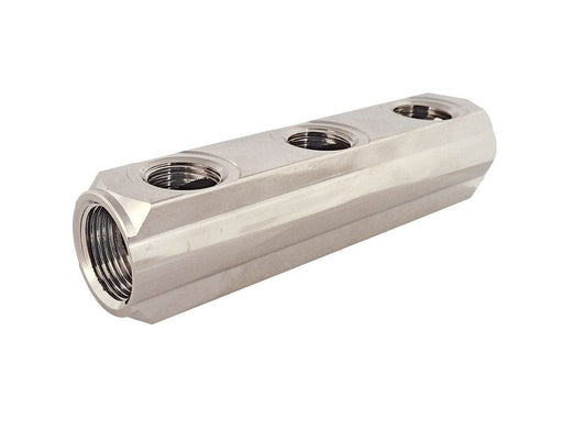 TOPRING Manifolds 47.505 : TOPRING BAR MANIFOLD BRASS 3/4 (F) BSPP X (3) 1/2 (F) BSPP