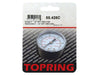 TOPRING PNEUMATIC AIR PRESSURE GAUGE 55.425C : TOPRING GAUGE 2" - 1/4" NPT CBM 0-300