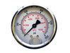 TOPRING PNEUMATIC AIR PRESSURE GAUGE 55.753 : TOPRING LIQUID GAUGE 2-1/2" - 1/4 NPT CBM 0-1500 STAINLESS STEEL/BRASS