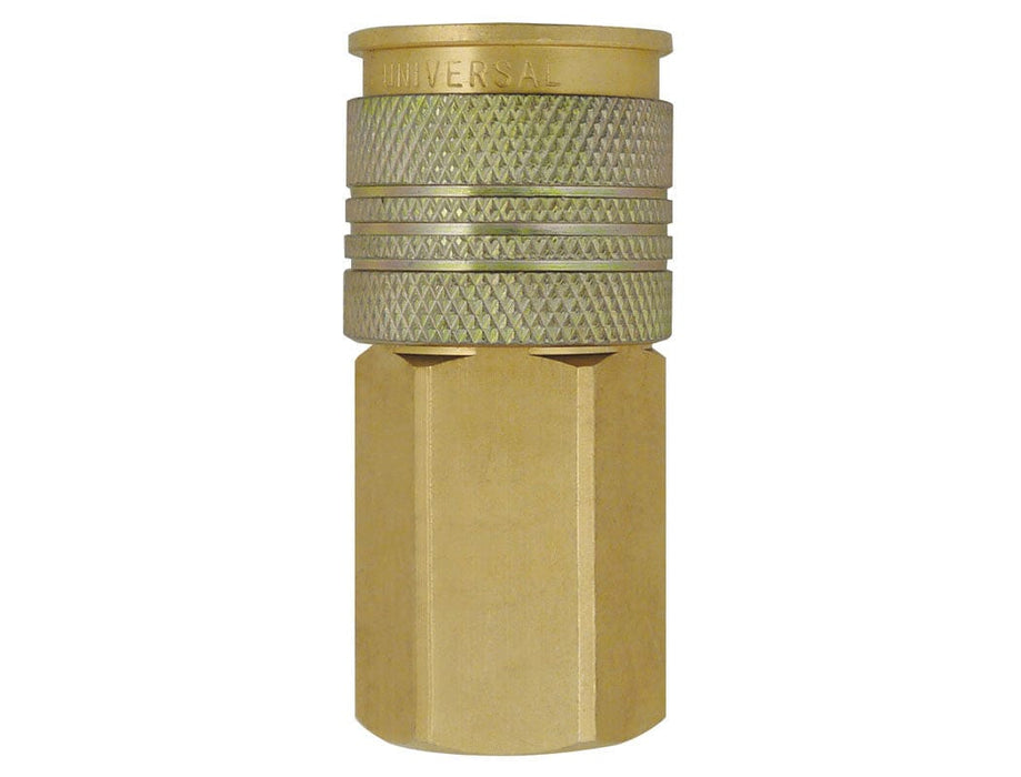 TOPRING Quick Couplers 20.440 : Topring Quick Couplers : COUPLER UNIQUIK (3 IN 1) 1/4 (F) NPT (AUTOMATIC)
(PACK OF 10 PCS.)