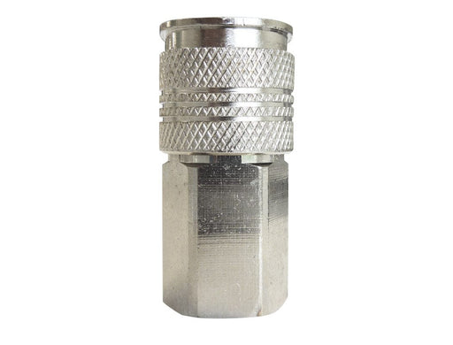 TOPRING Quick Couplers 20.442 : Topring Quick Couplers : COUPLER UNIQUIK (3 IN 1) 1/4 (F) NPT (AUTOMATIC) NICKEL/BRASS
(PACK OF 10 PCS.)