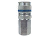 TOPRING Quick Couplers 20.446.100 : Topring Quick Couplers : COUPLER QUIKSILVER H-D (1/4 INDUSTRIAL) 1/4 (F) NPT (AUTOMATIC) 100/CSE