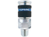 TOPRING Quick Couplers 20.616.10 : Topring Quick Couplers : COUPLER QUIKSILVER 2 (1/4 INDUSTRIAL) 1/4 (M) NPT 10/CSE