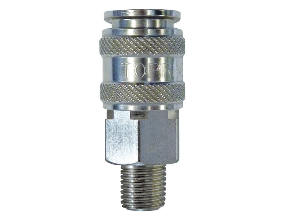 TOPRING Quick Couplers 20.641 : Topring Quick Couplers : COUPLER UNIMAX (5 IN 1) 1/4 (M) NPT (AUTOMATIC)
(PACK OF 10 PCS.)